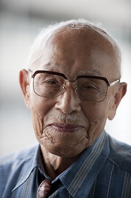 Petriさんが撮影した「東京の百年」（100歳・男性）の写真